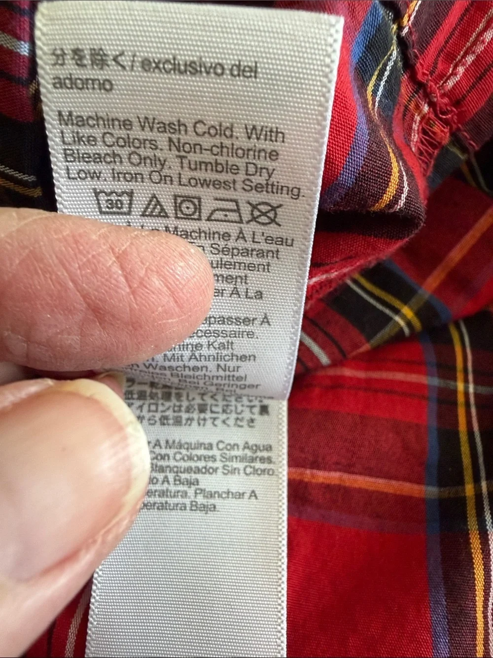 Crewcuts Girls Red Tartan Plaid Ruched Bodice Puff Sleeve Dress Size 6 Holiday